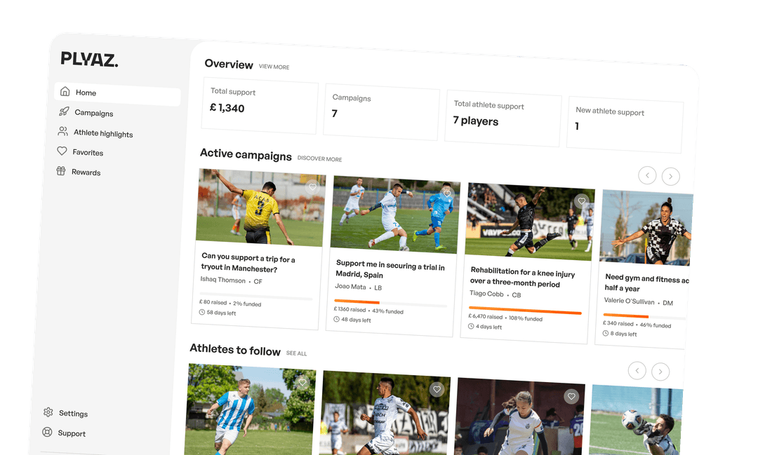 PLYAZ - Platform for Investment in Athletes